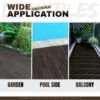 Interlocking Deck Tiles Striped Pattern - Dark Brown - Image 4