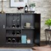 Hazen - Wine Cabinet II - Espresso - Image 5