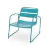 Contemporary Conrad Chair Outdoor Seating - Teal - Image 3