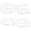Rex - 3 Seater Sofa And Ottoman - Gray - Image 19
