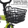 Fkznpj - 18" Sporty Kids Bike With Training Wheels And Stand Adjustable Saddle Suitable For Boys And Girls Aged 5 - 10 Years Tall Height 39 - 49" Available In A Variety Of Colors - Green - Image 4