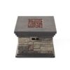 Contemporary Rectangle Fire Pit 50, 000 Btu Magnesium Oxide - Stone Gray - Image 11