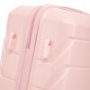 Set 3 Pieces 20" / 24" / 28" Abs Spinner Wheel Luggage, Matching Color, With Combination Lock - Pink - Image 13