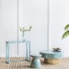Unique Hyperion Capiz Inlay Drum Coffee Table With Pedestal Base - Multi - Image 11