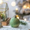 Christmas Ball Ornaments, Glass Decorative Hanging Ball Christmas Tree Ornaments For Holiday Party Decorations (Set of 12) - Green - Image 5