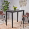 Bar Table With Tapered Legs - Gray - Image 8