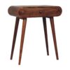 Mini Dressing Table With Foldable Mirror - Caramel - Image 2