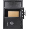 Digital Keypad 2 Lock Depository Safe 1 6 2 Cubic Ft - Black - Image 2