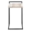 Accent Table, C - Shaped, Contemporary And Modern - Taupe - Image 3