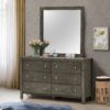 Elegant Transitional Dresser - Gray - Image 7