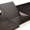 Mountina - Gathering Dining Table With Leaf - Brown / White - Image 2