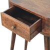 Albion - Mini Bedside Table - Walnut - Image 4