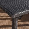 Outdoor Square Rattan Wicker Dining Table - Gray - Image 8