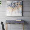 Modern Oil Painting, Square Framed Wall Art For Living Room Dining Room Office - Multicolor - Image 3