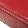 Glouster - Storage Ottoman Leather - Red - Image 14