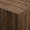 Mid-Century Modern 3 Drawer Low TV Stand For TVs Up To 80" - Dark Walnut - Image 3