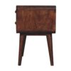 Curved Nightstand - Walnut - Image 3