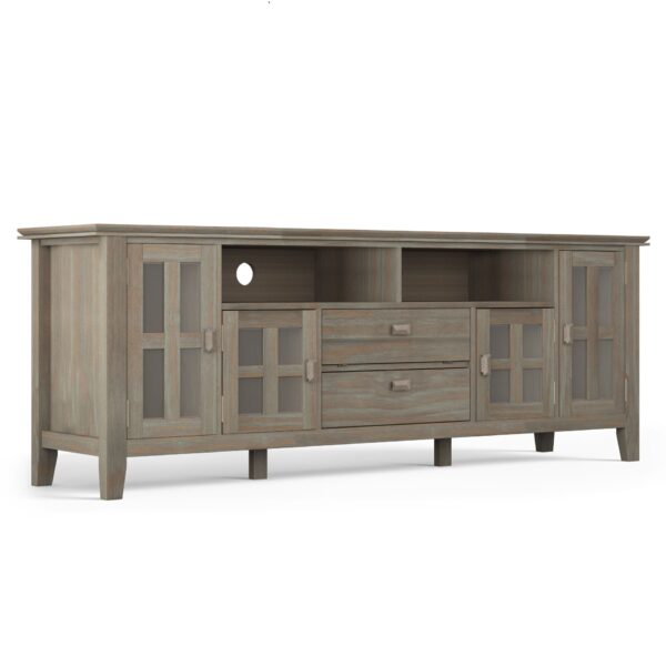 Artisan - TV Media Stand - Distressed Gray