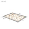 Queen Size Floating Bed With Led Lights Underneath, Modern Queen Size Low Profile Platform Bed With Led Lights - Gray - Image 10