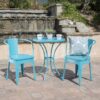 Colmar - 3 Piece Metal Set - Teal - Image 7