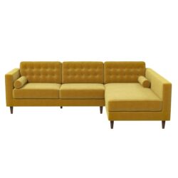 Christian - Sectional Sofa Right Facing - Dark Yellow