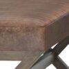 Salinger - Large Ottoman Bench - Distressed Chestnut Brown - Image 7