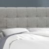Full Size Bed, Upholstered, Transitional Stylish - Gray - Image 2