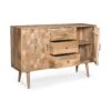 3 Drawer Sideboard With 2 Doors (KD Legs) - Natural - Image 8