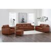 Dillon - Leather Loveseat - Brown - Image 5