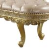 Cabriole - Synthetic Leather Bench - Gold - Image 6