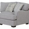 Berza - Cuddler Sectional - Gray - Image 4