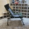 Camping Lounge Chair, Portable Folding Reclining Camping Chair With Adjustable Backrest For Indoor And Outdoor Camping Beach Hiking Fishing - Green / Black - Image 8