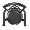 Elegant Leather Swivel Bar Stool With Arms - Espresso - Image 11