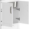 Reed - Deluxe Laundry Cabinet With Pull-Out Faucet And Stainless Steel Sink - White - Image 5