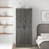 Danbury - Wood Wardrobe - Gray - Image 5