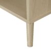 2 Door Shoe Rack, Freestanding, Modern Shoe Storage Cabinet, For Entryway - Natural - Image 21