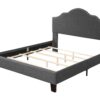 Kopa - California King Upholstered Bed - Dark Gray - Image 4