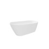 Acrylic Freestanding Soaking Bathtub With Integrated Slotted Overflow And Brushed Nickel Toe-Tap Drain, Cupc C Ertified, 02141-Bn - Glossy White - Image 8