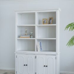 Solid Wood Cabinet - White