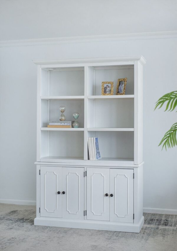 Solid Wood Cabinet - White