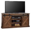 Farmhouse - Corner TV Stand For TVs Up To 80" - Aged Whiskey - Image 3
