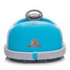 Bumper Car For Kids, 12V Dual Drive 1-6 Years Old Children's Electric Car With Pushrod Dinner Plate USB Bt Music Rocking Horse Mode Anti-Collision Bumper Ride On Car - Blue - Image 2