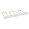 Full Size House Bed With Trundle, Modern Design For Kids With Storage Shlef - White - Image 15