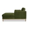 Knox - Modern Farmhouse Chaise Lounge Chair - Olive Green - Image 2