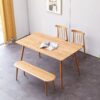 Dining / Table Bench For Living Room - Natural Oak - Image 9