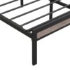 Queen Size Metal Platform Bed Frame With Upholsteryolstery Storage Function Headboard And USB Liner And Footboard, No Box Spring Needed, Large Under Bed Storage - Gray - Image 10