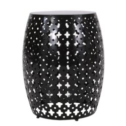 Metal End Table Large - Black