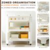 Eco Friendly Hdpe Baby Diaper Changing Table With Removable Safety Belt And Easy Clean Surface - White - Image 5