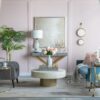 2 Circle Mirrors For Wall Decor, Unique Contemporary Wall Mirror For Living Room Bedroom Entryway - Gold - Image 3