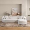 Chandler - Right Sectional Sofa - Cream - Image 9